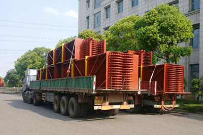 Colector para calderas en planta quimica en Taiwan